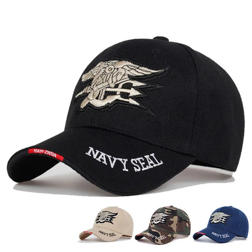 Unisex Seal Assault Team Embroidery Baseball Caps Spring and Autumn