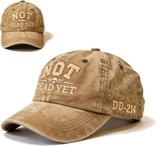 Not Dead Yet Embroidered Baseball Cap