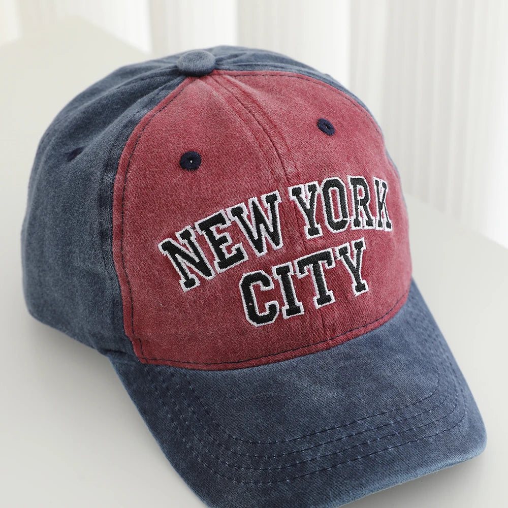 Pure Cotton Multi Color Embroidered Letter Soft Brimmed Baseball Cap For Outdoor Leisure and Sun Protection Beanie Cap