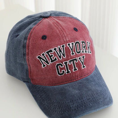 Pure Cotton Multi Color Embroidered Letter Soft Brimmed Baseball Cap For Outdoor Leisure and Sun Protection Beanie Cap