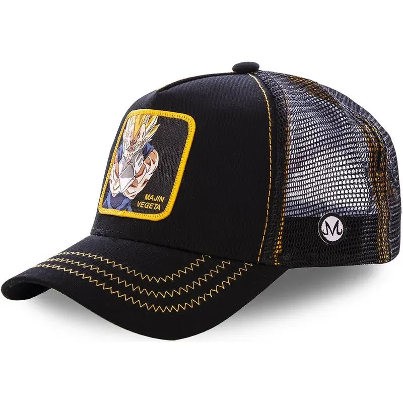 Dragon Ball Son Goku Cap Summer Travel Peaked Cap Men's Embroidery Hip-Hop Cap