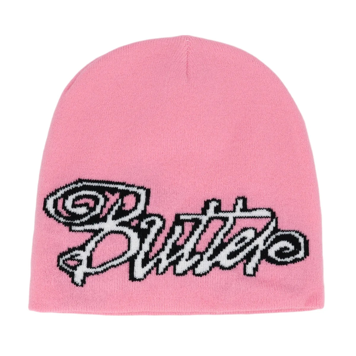 Y2k Letter Butter Knit Hats Skullies Beanies Autumn Winter Warm Hat