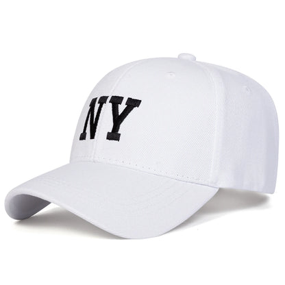 Unisex NY Embroidery Baseball Caps Spring Autumn Outdoor