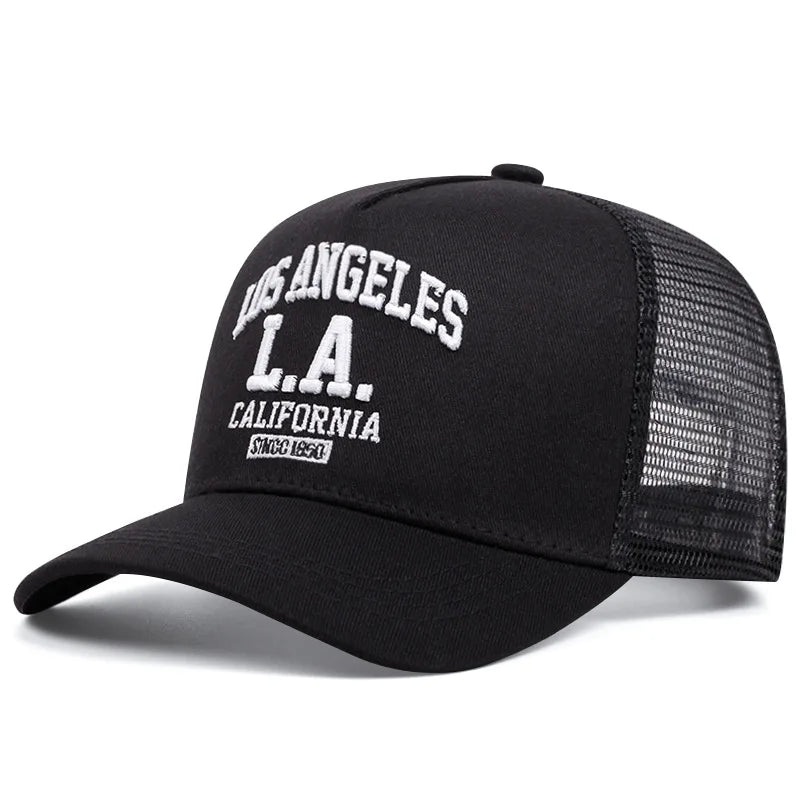 Simple Creative Letter Embroidery Breathable Baseball Caps Outdoor Adjustable Casual Hat Sunscreen Hat