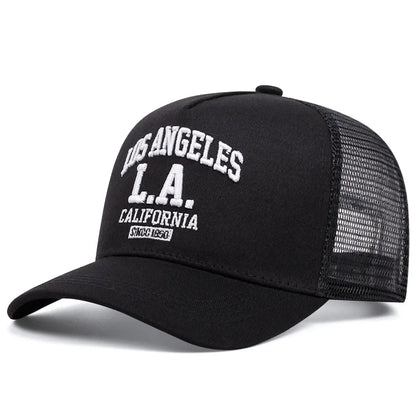 Simple Creative Letter Embroidery Breathable Baseball Caps Outdoor Adjustable Casual Hat Sunscreen Hat