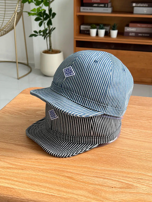 Striped Hip-Hop Short Brim Couple's Baseball Cap