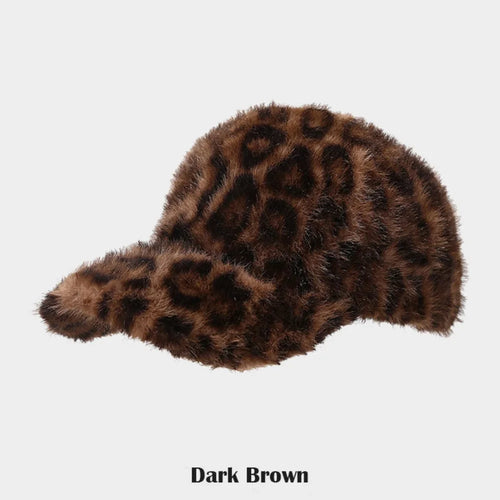 Street Fashion Casual Hat Adjustable Leopard Print Baseball Cap
