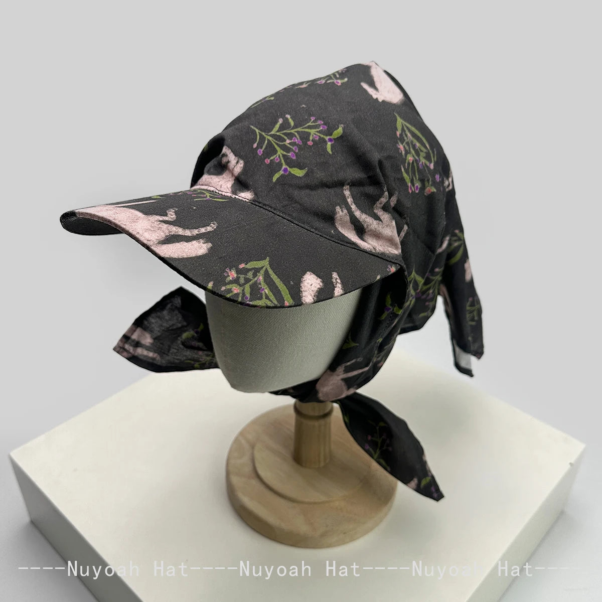Korean Plaid Butterfly Horse Bandhnu Visors Hats