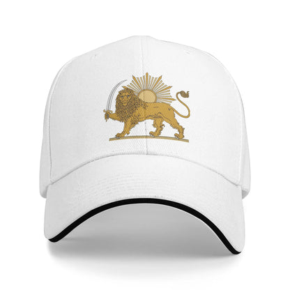 Summer Lion And Sun Persian Emblem Baseball Cap