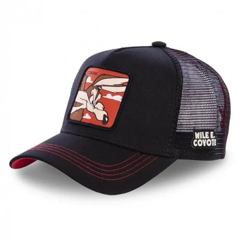 Unisex Anime Cartoon Cap High Quality Patch Draw Baseball Cap Men
