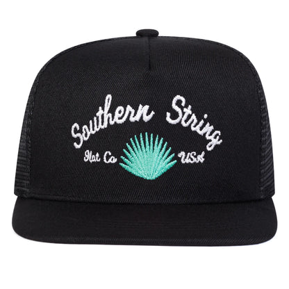 Unisex Southern String Embroidery Hip-hop Net Hats Spring Summer Outdoor Snapback Caps