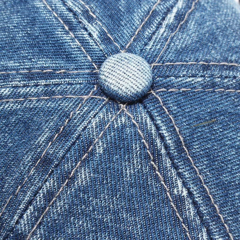 Z Embroidery Denim Baseball Caps For Men And Women