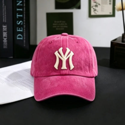 Washed Cotton Men Baseball Cap Lightweight Adjustable Dad Hat Casual Street Travel Sports Sun Cap