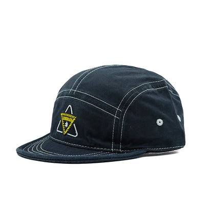 Embroidery Short Soft Brim Baseball Cap 5 Panels Cotton Dad Caps