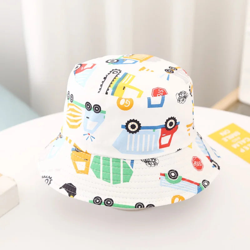 2-4 Years Summer Baby Hat Kids Cotton UV Protection Sun Cap Children