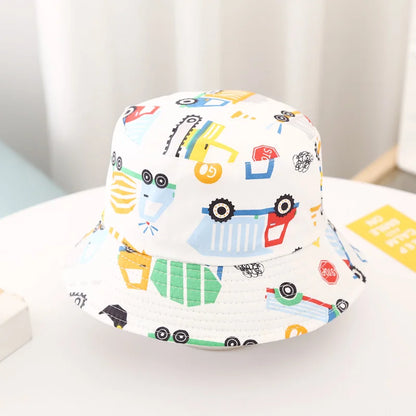 2-4 Years Summer Baby Hat Kids Cotton UV Protection Sun Cap Children