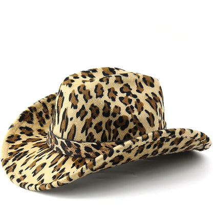 Wishebay Woolen Western Style Wide Brim Cowboy Hat