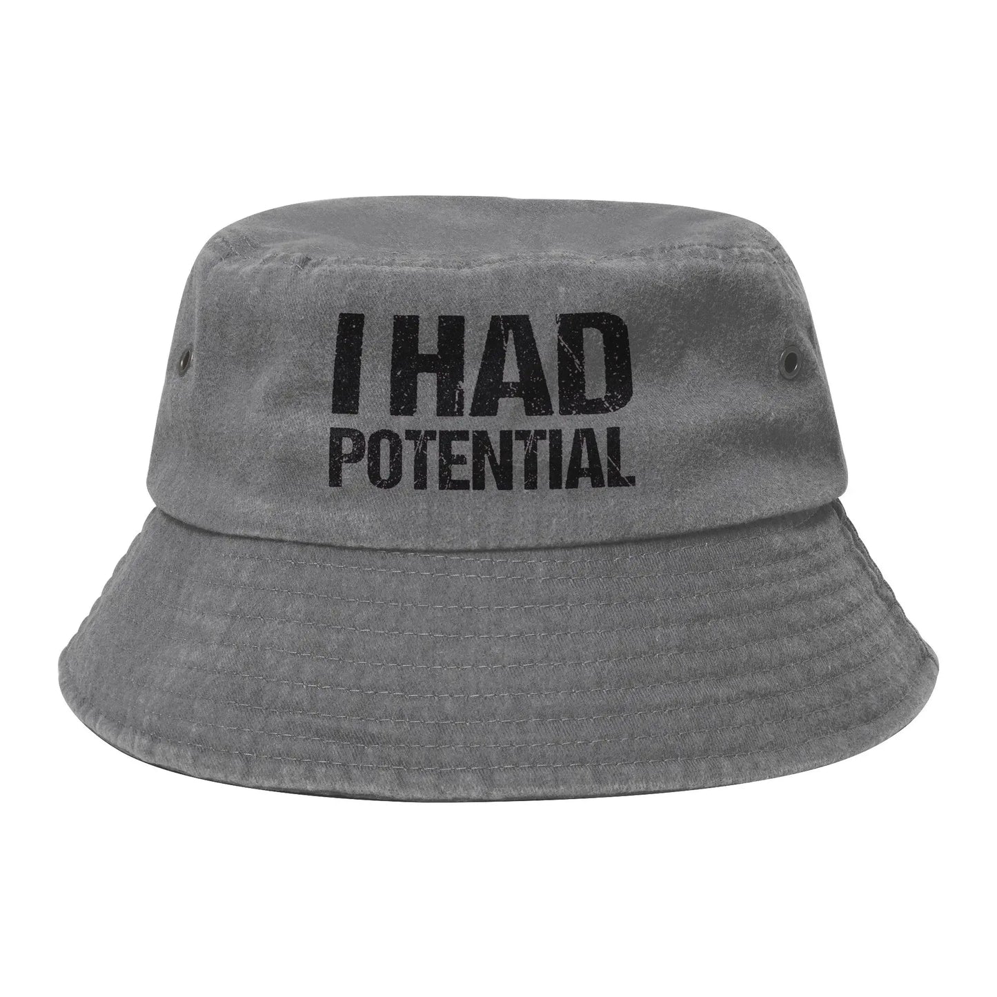 Woman Distressed Denim Bucket Hats