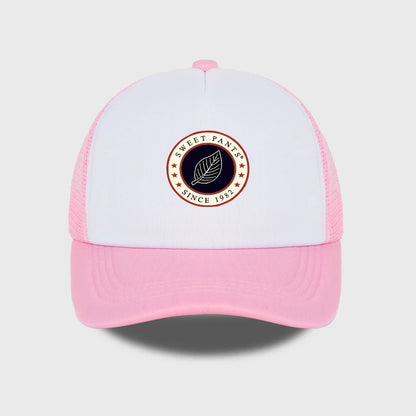 Sweet Pants Since 1982  Leaf Logo Sponge Mesh Cap  Spring/Summer Casual Cap