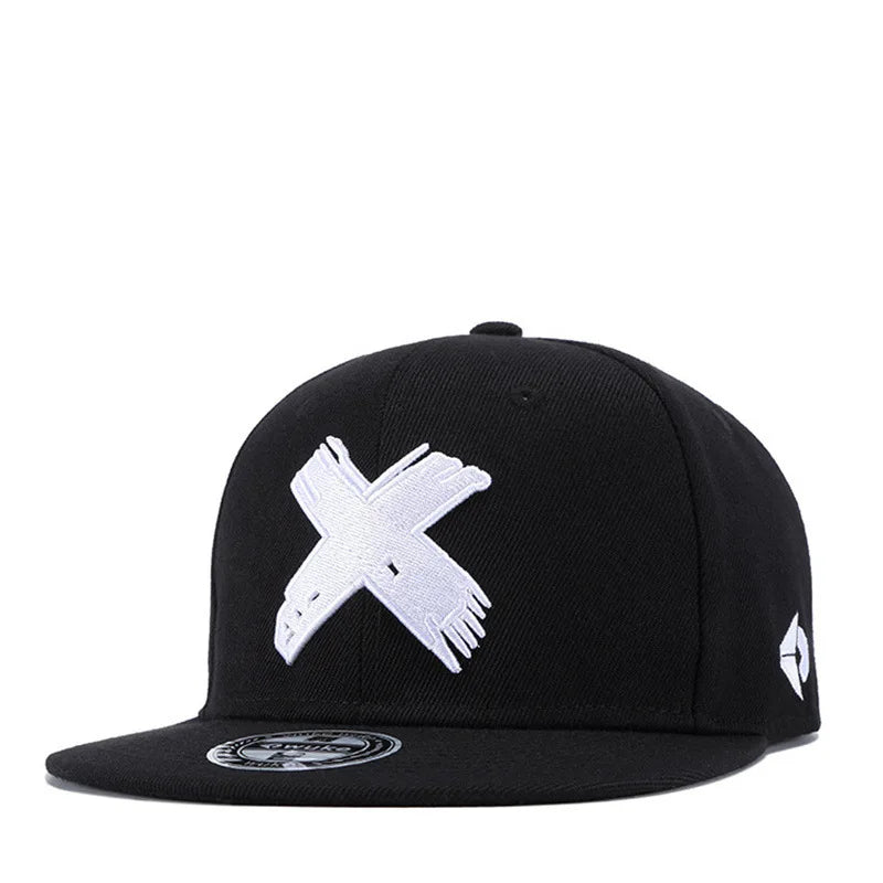 New Unisex Simple Letter X Embroidery Hip-hop Hats Spring Autumn Outdoor