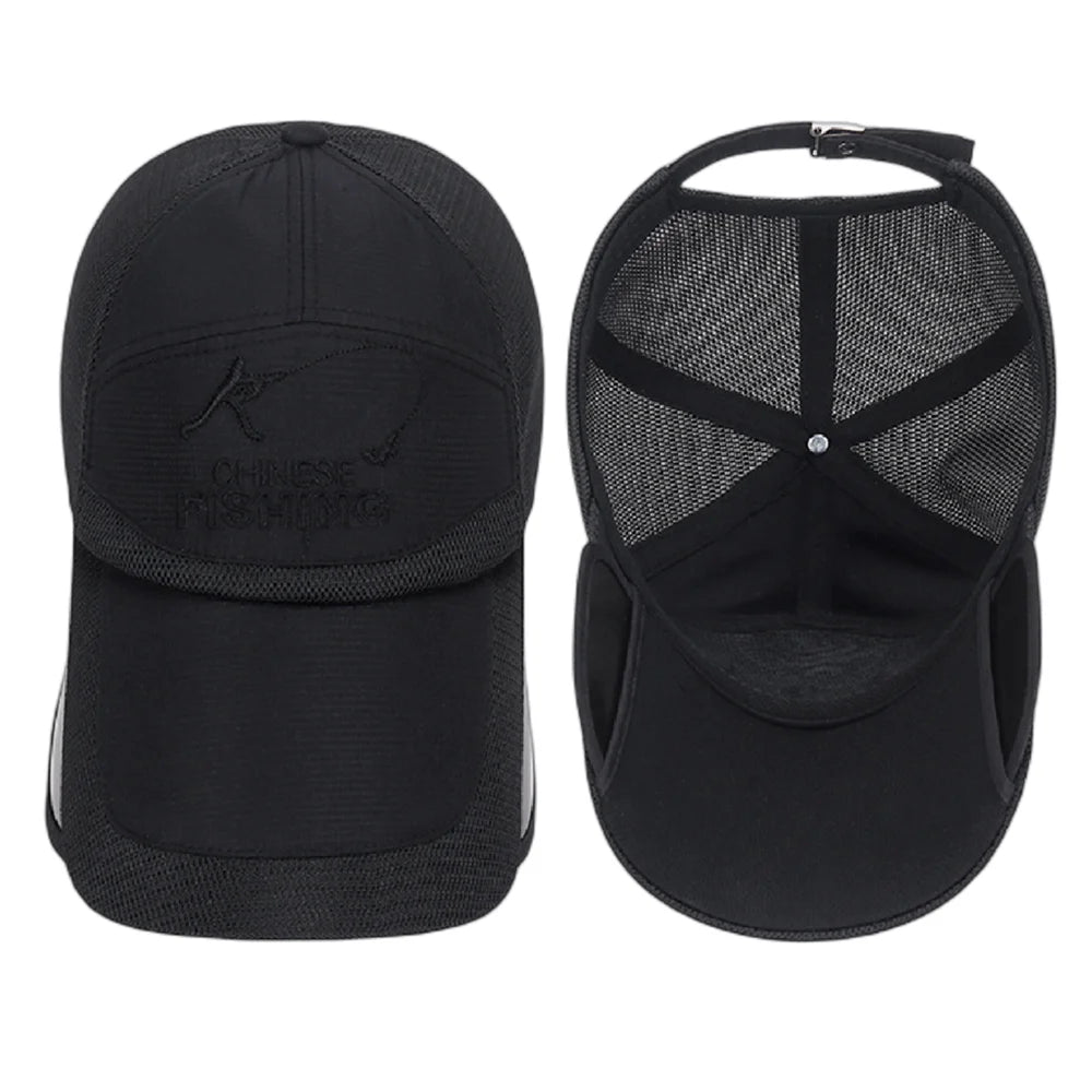 Summer Outdoor Fishing Sunscreen Baseball Cap Men's