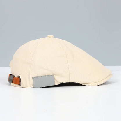 Retro British Newsboy Cap Unisex Vintage Beret Hat