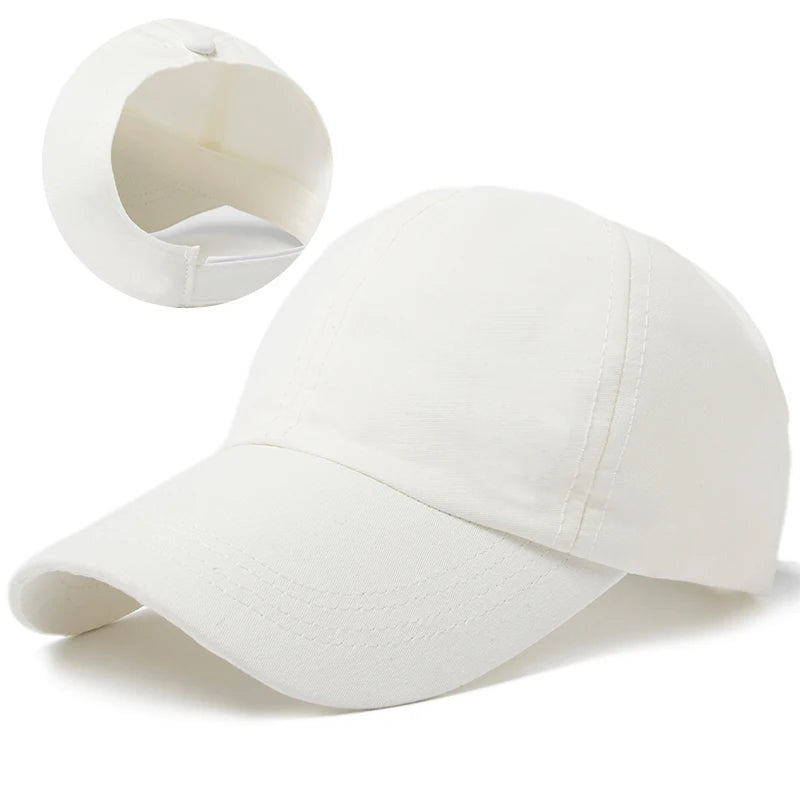Women's High Ponytail Baseball Cap Summer
