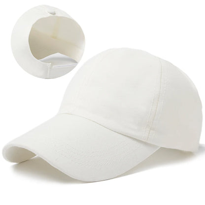 Women's High Ponytail Baseball Cap Summer
