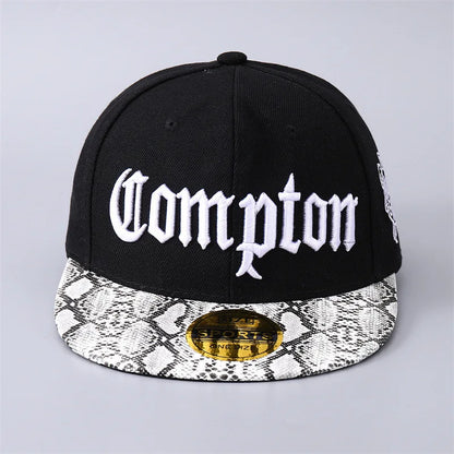 Cross Border Hot Selling in Europe and America Compton Baseball Cap Korean Style Brim Camouflage Hat