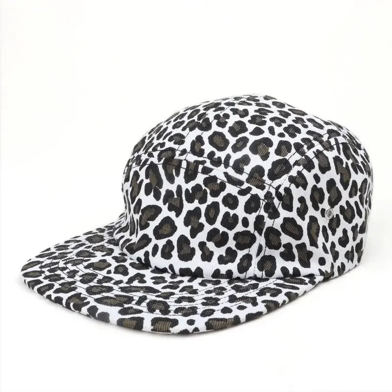 Four Seasons Polyester Leopard Print Casquette Baseball Cap