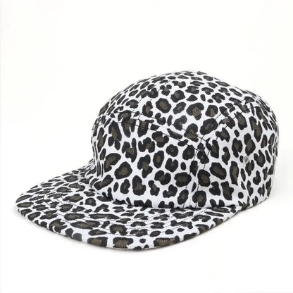 Four Seasons Polyester Leopard Print Casquette Baseball Cap