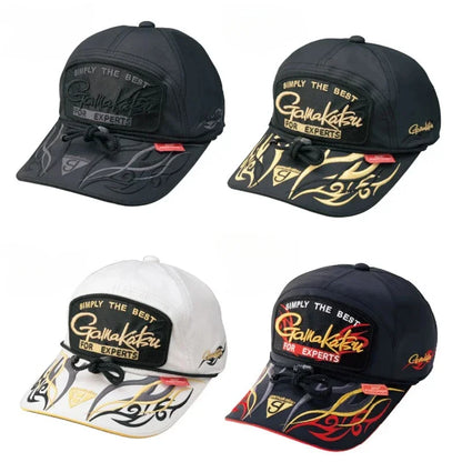 Gamakatsu Fishing Hat With Clip Baseball Fishing Cap