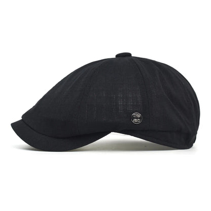 Spring Summer Breathable Mesh Newsboy Caps Men Woman