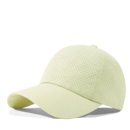 Men's Hat Perforated Mesh Baseball Cap for Women Cycling Sports