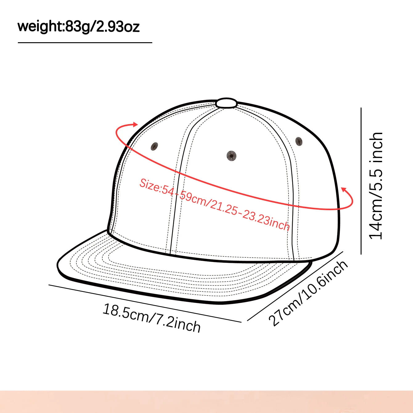 Hip Hop Fashion Flat brimmed Hat American Street Hip Hop Hat