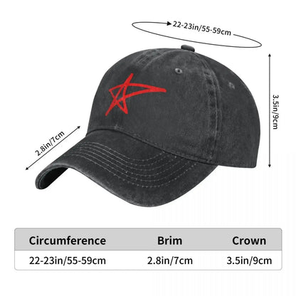 Avril Lavigne Baseball Cap Music Logo Fashion Men Adult Washed Hip Hop Hats