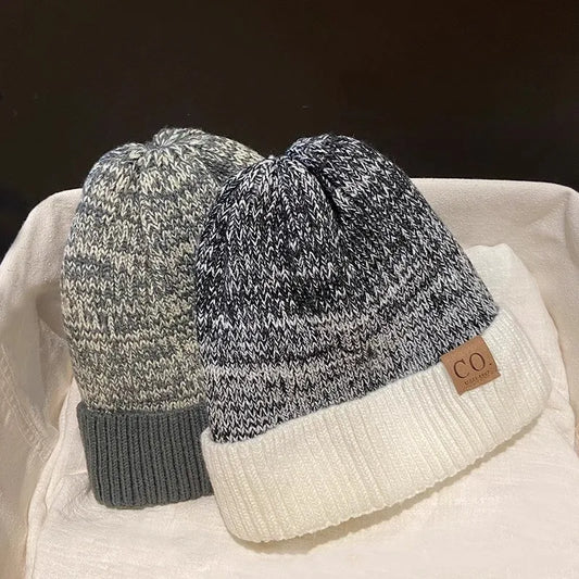 New Unisex Warm Two-Tone Winter Hats