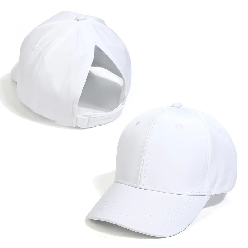 Fashion High Ponytail Kids Boy Hat Sun Hats Baseball Caps Baby Children Peaked Caps Hat