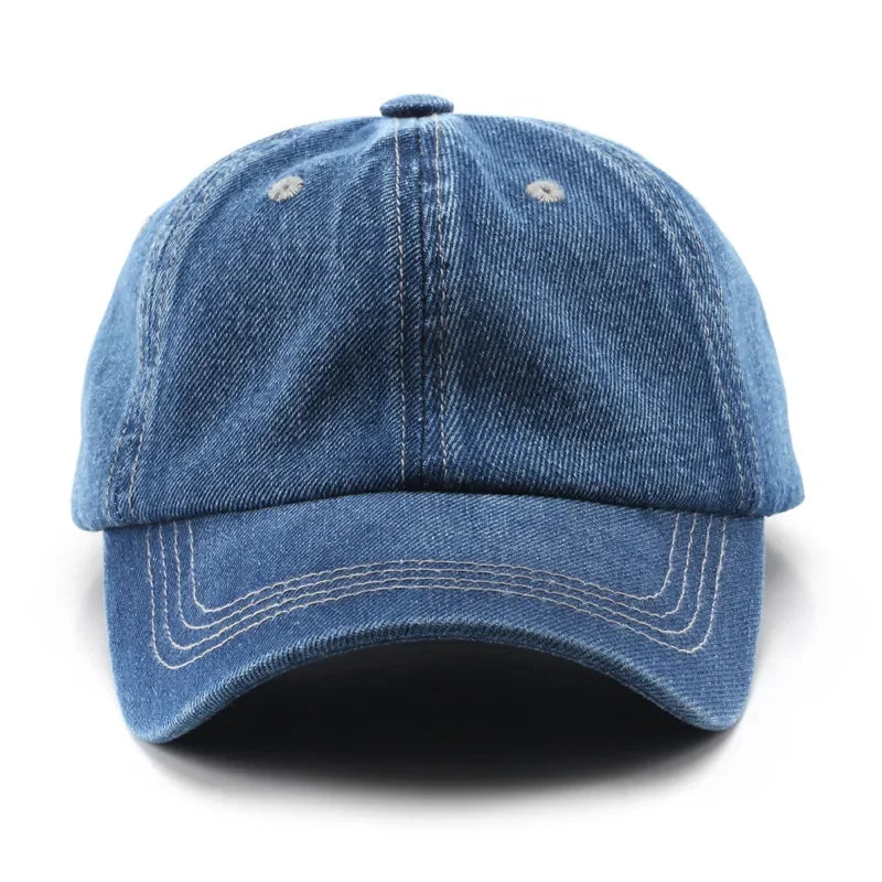 Denim Baseball Cap Women Outdoor Sports Travel Hats Men