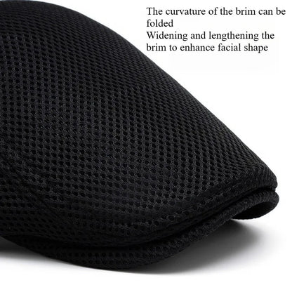 Perforated Mesh Bucket Hat Breathable Beret Women's Korean Style
