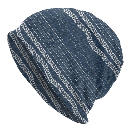 Streetwear Winter Warm Women Men Knitting Hat Unisex Adult Texture Bonnet Hats