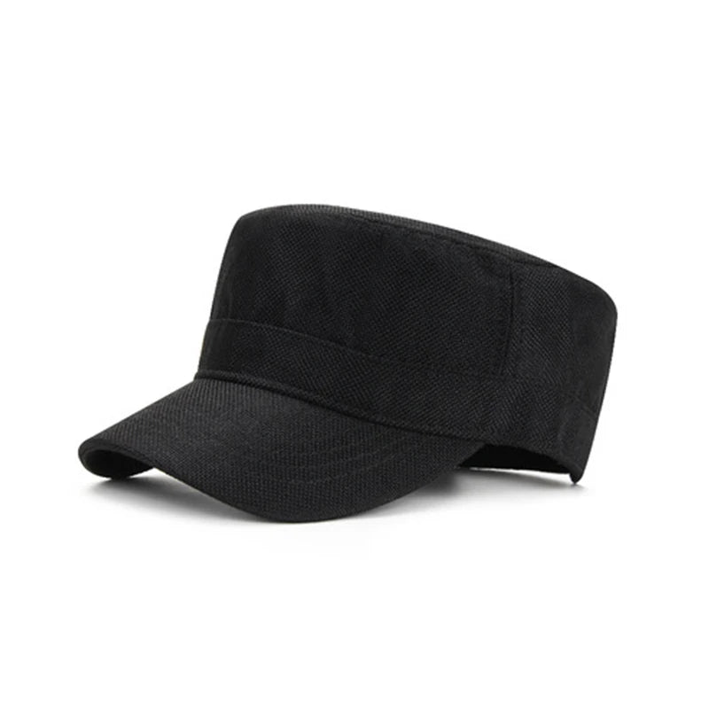 New Big Size Deep Faux Linen Baseball Hats Outdoor