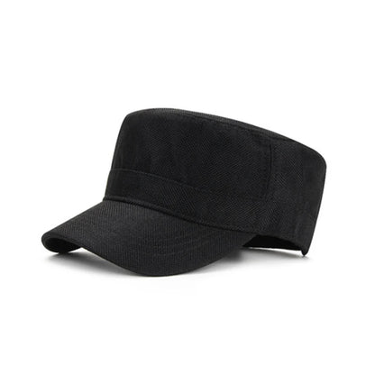 New Big Size Deep Faux Linen Baseball Hats Outdoor