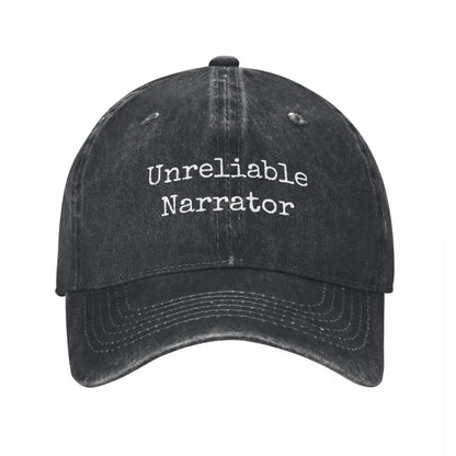Writer - Unreliable Narrator Fashion Baseball Cap