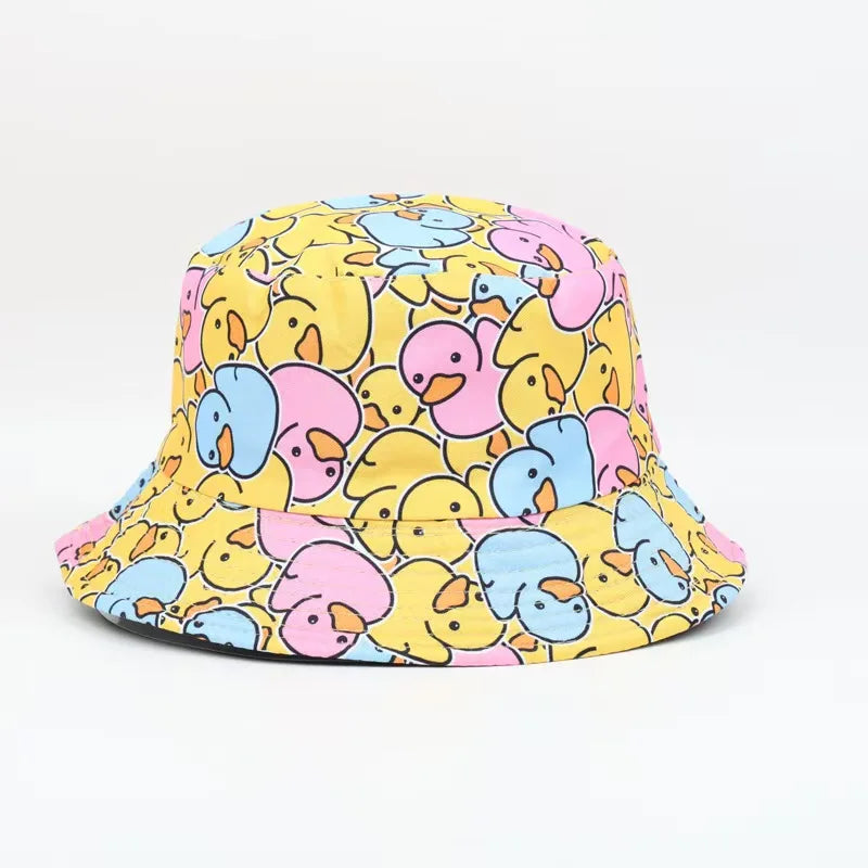 Summer Duck Reversible Bucket Hat for Women