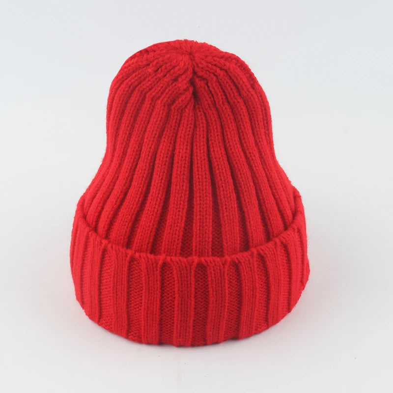 Autumn Winter Beanie Warm Soft Knitted Hat Hip Hop Cap