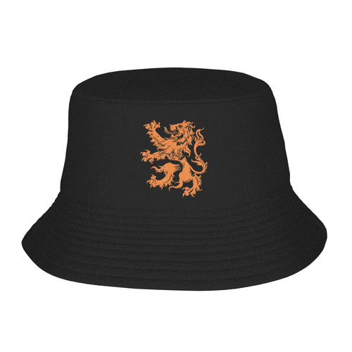 Holland Crest Bucket Hat  Harajuku Fisherman Caps