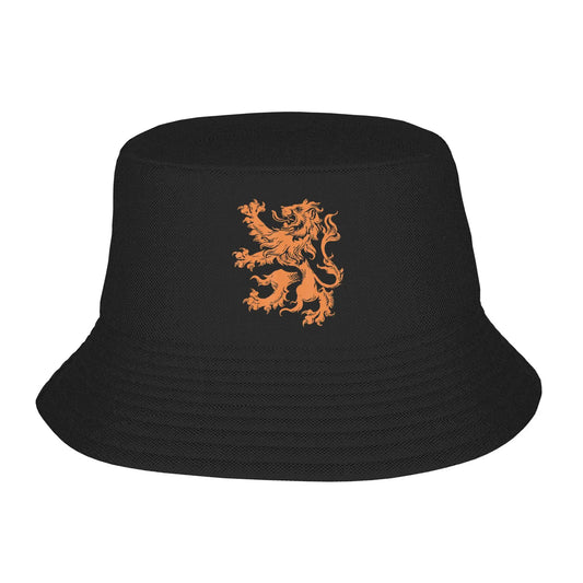 Holland Crest Bucket Hat  Harajuku Fisherman Caps