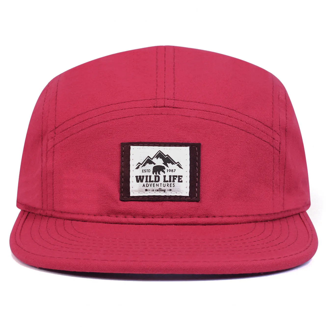 Cotton 5 Panel Baseball Cap Snapback Caps