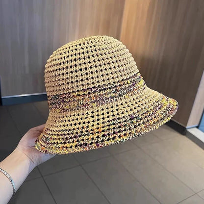 Summer New Style Straw Fisherman Hats Women's